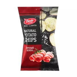Чипсы картофельные Bruto бекон 150 г