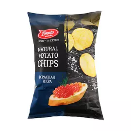 Чипсы картофельные Bruto красная икра 150 г