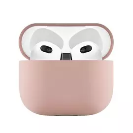 Чехол для наушников uBear Touch Pro Silicone Case для AirPods 3, светло-розовый