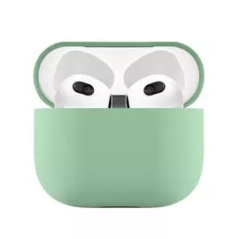 Чехол для наушников uBear Touch Pro Silicone Case для AirPods 3, светло-зеленый
