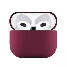 Чехол для наушников uBear Touch Pro Silicone Case для AirPods 3, темно-фиолетовый