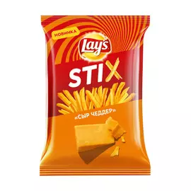 Чипсы картофельные Lays STIX Чеддер 65 г