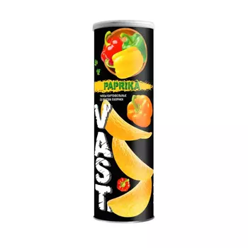 Чипсы картофельные Leader Vast паприка 160 г