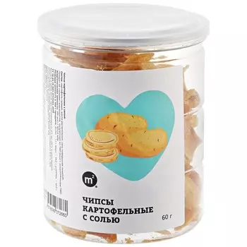 Чипсы картофельные М2 с солью, 60 г