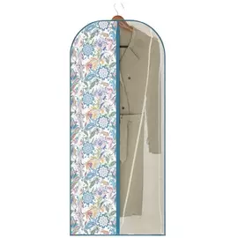 Чехол для одежды Hausmann 60х137 см, синий/принт