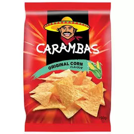 Чипсы кукурузные Carambas Оригинальные 150 г