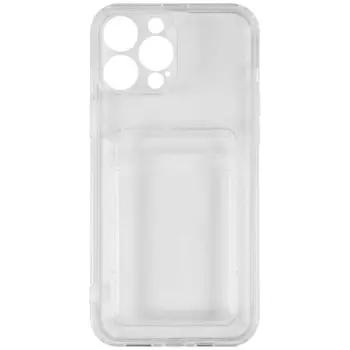 Чехол для смартфона Red Line iBox Crystal для Apple iPhone 12 Pro Max с кардхолдером, прозрачный