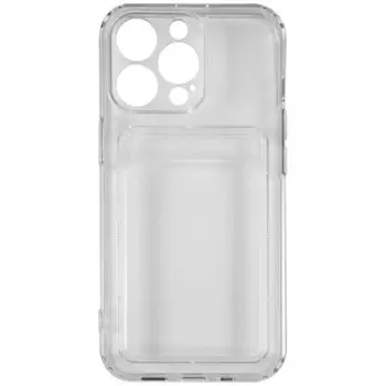 Чехол для смартфона Red Line iBox Crystal для iPhone 13 Pro с кардхолдером, прозрачный