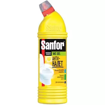 Чистящий гель Sanfor wc gel для туалетной комнаты 750 г
