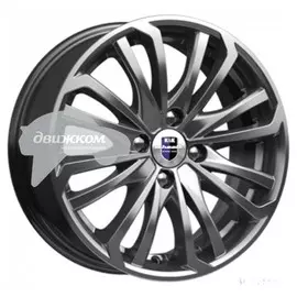 Литые диски K&amp;K 5,5x14/4x98 ET35 D58,5 Римэкс (КС583) Дарк платинум