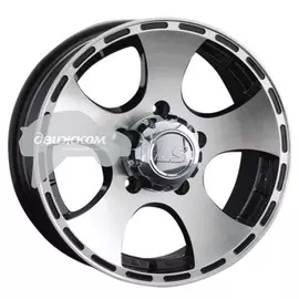 Литые диски LS 795 7x16/5x139,7 ET5 D108,5 795 BKF (конус)