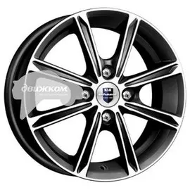 Литые диски K&amp;K 5x13/4x114,3 ET45 D69,1 Флэш Алмаз черный