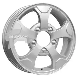 Литые диски K&amp;K 5x16/5x139,7 ET40 D98 Нива-ориг. (КС657 4х4) Сильвер