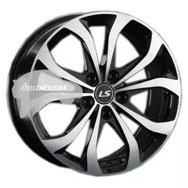 Литые диски LS 843 7x17/5x114,3 ET45 D67,1 843 BKF (конус)