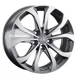 Литые диски LS 843 7x17/5x114,3 ET45 D67,1 843 GMF (конус)