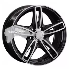 Литые диски LS 858 6,5x15/5x100 ET40 D73,1 858 BKF (конус)