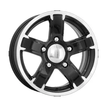 Литые диски K&amp;K 6,5x15/5x139,7 ET15 D108,1 Ангара (КС462) Алмаз черный