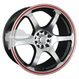 Литые диски LS 8,5x18/5x100 ET40 D73,1 544 BKFRL (конус)