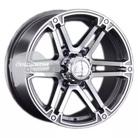 Литые диски LS 8x17/6x139,7 ET25 D106,1 473 GMF (Колпак+лого)