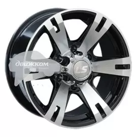 Литые диски LS 8x17/6x139,7 ET38 D100,1 182 BKF (Колпак+лого)
