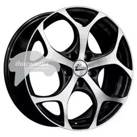 Литые диски iFree 7x17/5x114,3 D67,1 ET45 Тортуга Черный+серебристый