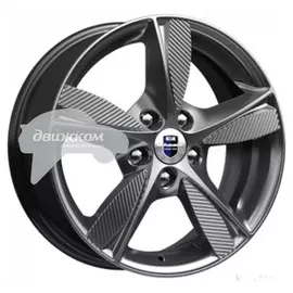 Литые диски K&amp;K 6,5x16/5x112 ET33 D57,1 Кинезис (КС679) Дарк платинум