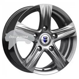Литые диски K&amp;K 6,5x16/5x139,7 ET40 D98 Легион (КС498) Дарк платинум