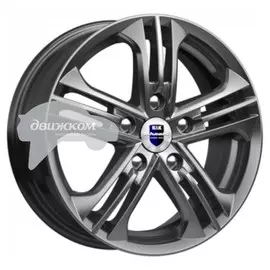 Литые диски K&amp;K 6x15/5x100 ET38 D57,1 Trinity Дарк платинум