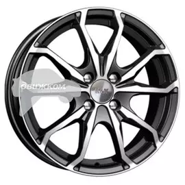 Литые диски K&amp;K 6x16/4x100 ET50 D60,1 Brent (КС733) Алмаз черный