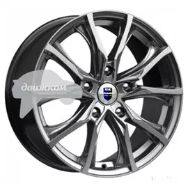 Литые диски K&amp;K 7,5x17/5x108 ET49 D67,1 Твист (КС697) Дарк платинум