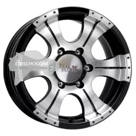 Литые диски K&amp;K 7x15/6x139,7 ET-5 D110,1 Байконур Алмаз черный