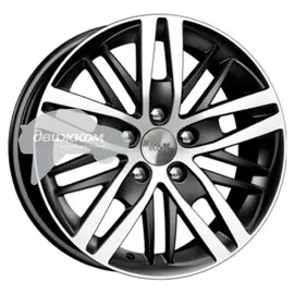 Литые диски K&amp;K 7x16/5x114,3 ET40 D67,1 Fencer (КС730) Алмаз черный