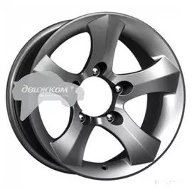 Литые диски K&amp;K Айсберг (КС662) 8x16/5x139,7 ET-10 D110,1 Айсберг (КС662) Дарк платинум