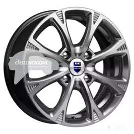 Литые диски K&amp;K Блюз (КС606) 6x15/4x100 ET45 D56,6 Блюз (КС606) Дарк платинум