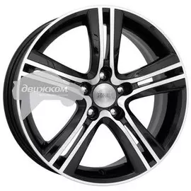 Литые диски K&amp;K Борелли 6,5x16/5x114,3 ET45 D60,1 Борелли Алмаз черный КС613