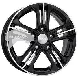 Литые диски K&amp;K Trinity 6x15/5x114,3 ET47 D67,1 Trinity Алмаз черный