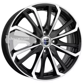 Литые диски K&amp;K 6x15/4x108 ET18 D65,1 Рим Алмаз черный