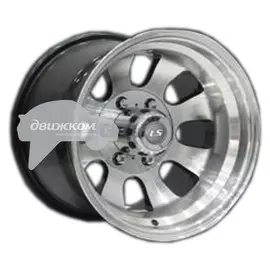 Литые диски LS 10x15/5x139,7 ET-45 D108,1 889 Sil (конус, Колпак+лого)