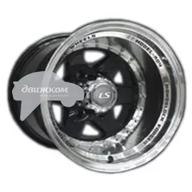 Литые диски LS 10x15/6x139,7 ET-44 D106,1 879 BKL (Колпак+лого)