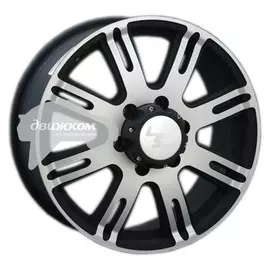 Литые диски LS 213 8,5x20/6x139,7 ET25 D106,1 213 BKF (Колпак+лого)