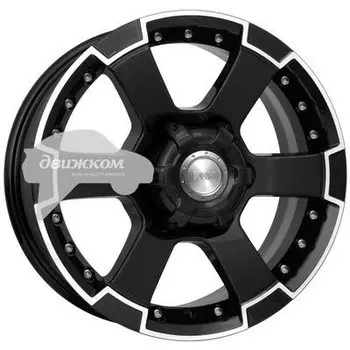Литые диски K&amp;K 7x16/6x139,7 ET30 D93,1 М56 Алмаз черный