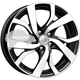 Литые диски K&amp;K Палермо 6x15/5x114,3 ET45 D67,1 Палермо Алмаз черный