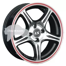 Литые диски LS 6,5x15/5x105 ET39 D56,6 319 BKFRL