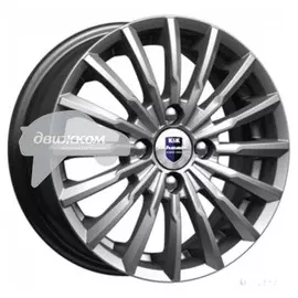 Литые диски K&amp;K 5,5x14/4x100 D56,6 ET45 Акцент (КС641) Серебристый