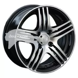 Литые диски LS 6x14/4x100 ET38 D73,1 NG277 BKF