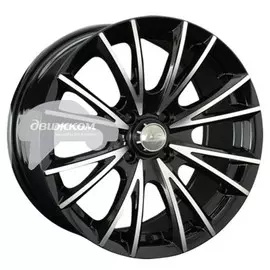 Литые диски LS 751 7x16/4x100 ET40 D73,1 751 BKF