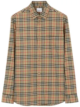 Рубашка в клетку Vintage Check BURBERRY, нейтральный