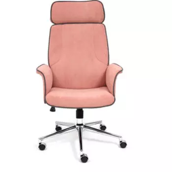 Кресло TetChair Charm флок розовый 137