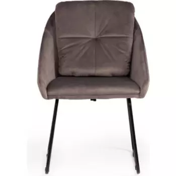 Кресло TetChair Star (mod. CY-1919) вельвет/металл серый (HLR 24)/черный
