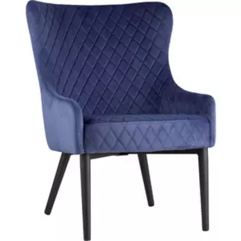 Кресло Stool Group Ститч вельвет королевский синий MC15S-3 HLR-65
